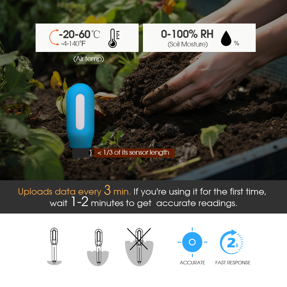 Smart Zigbee Soil Sensor for H - Soil Moisture Sensor ulasan dan harga