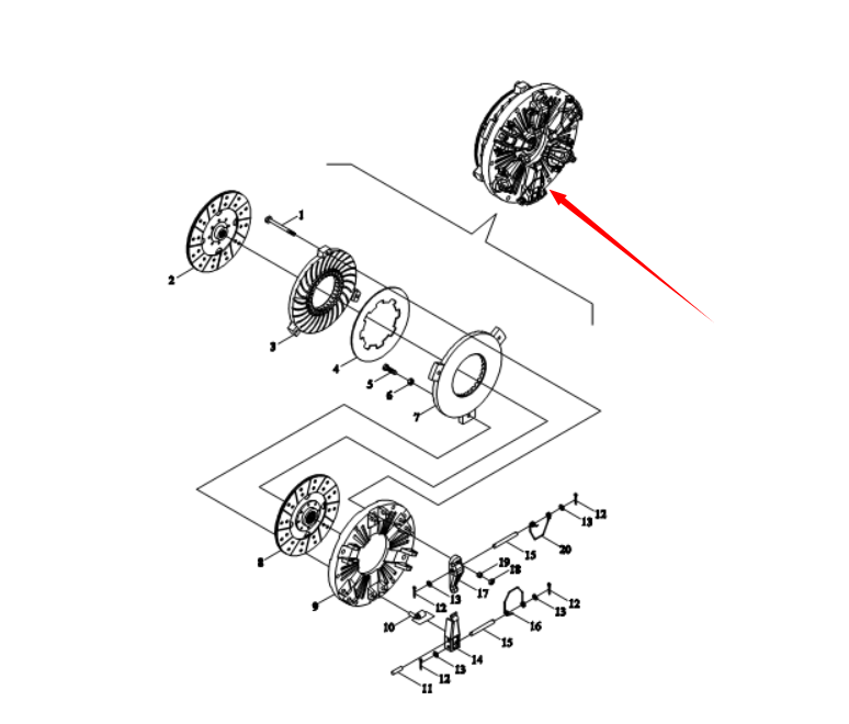 TB550.211 Clutch Assembly for  - Farming Is Part Of Agriculture ulasan dan harga