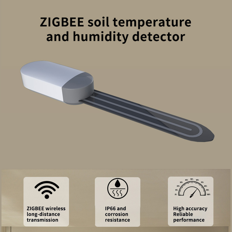 ZigBee 3.0 Soil Sensor Tempera - Soil Moisture Sensor ulasan dan harga