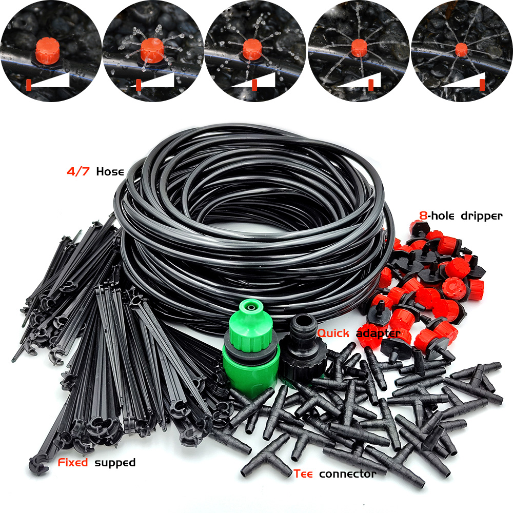 Greenhouse 15M-30M DIY Drip Ir - Irrigation Drip Tape ulasan dan harga