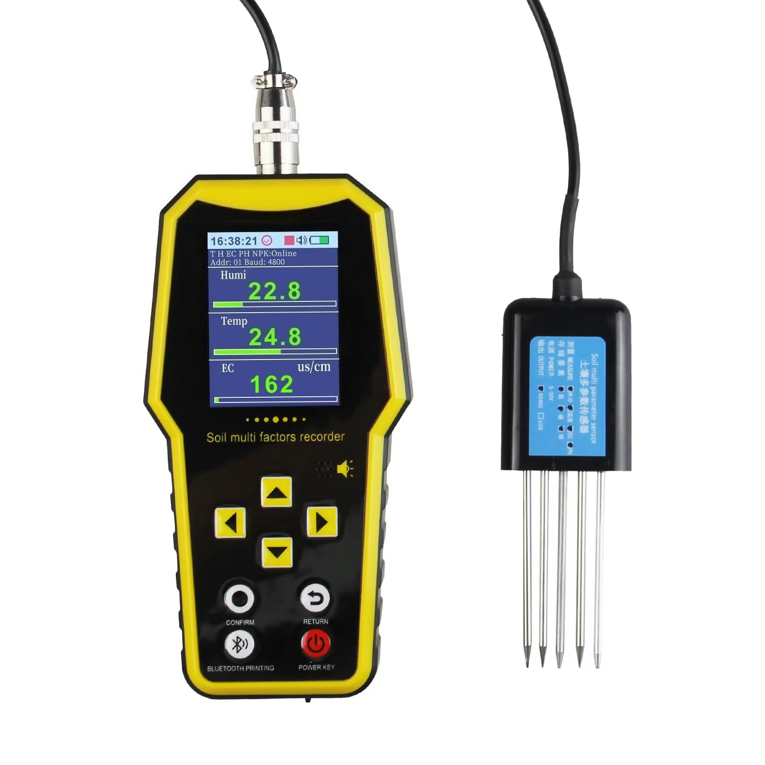 7 in 1 Portable Soil Moisture  - Soil Moisture Sensor ulasan dan harga