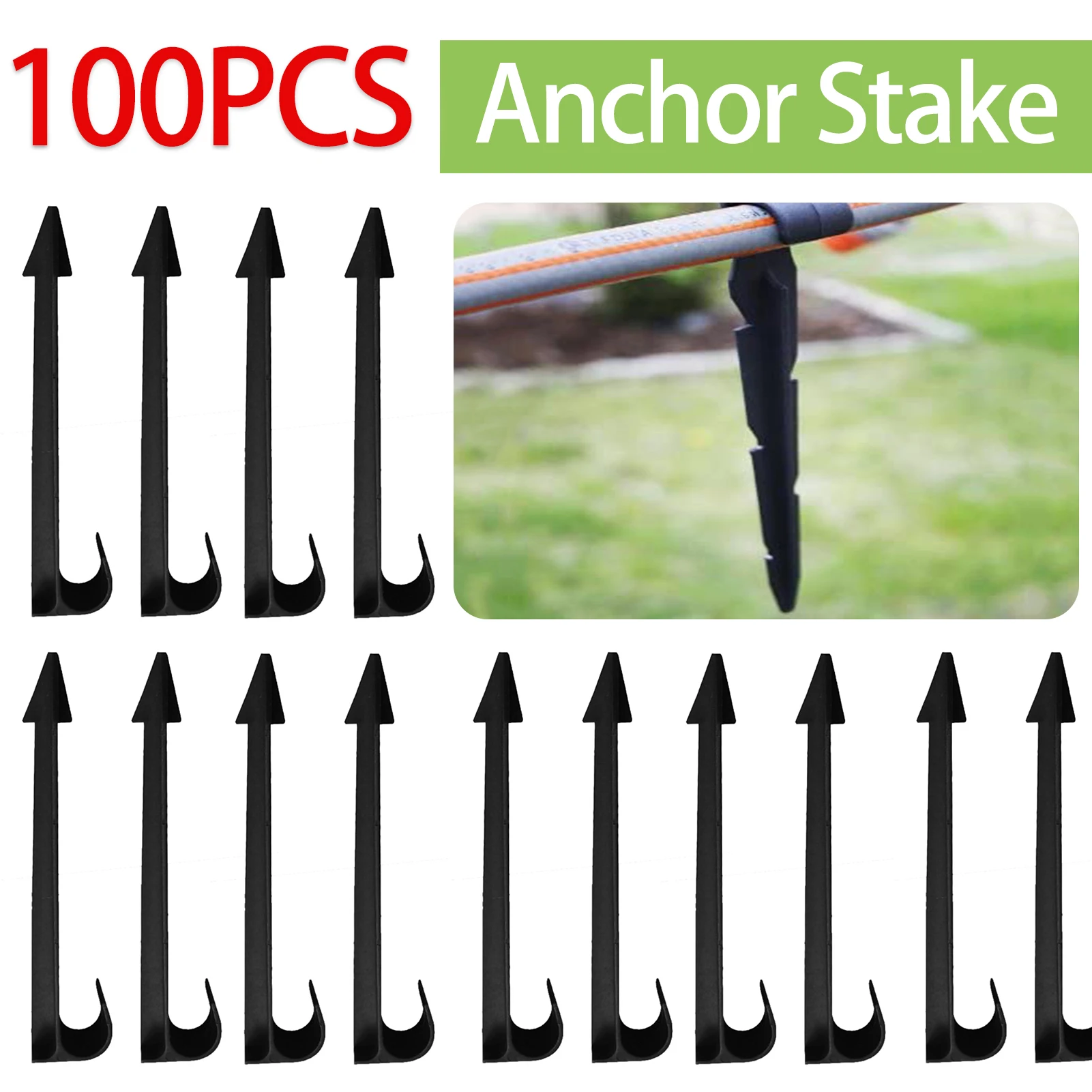 100pcs J Hose Holder Micro Irr - Irrigation Drip Tape ulasan dan harga