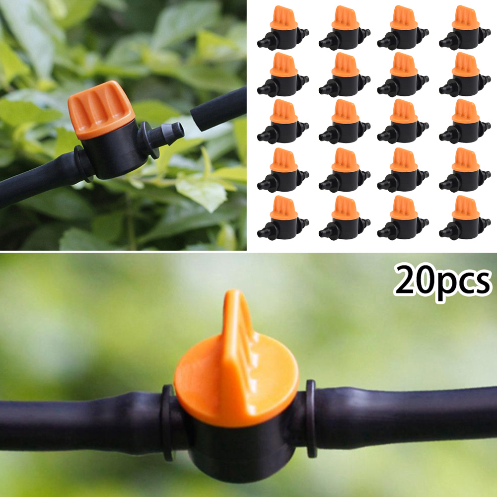 20Pcs Hose Valve Garden Tap Ga - Irrigation Drip Tape ulasan dan harga