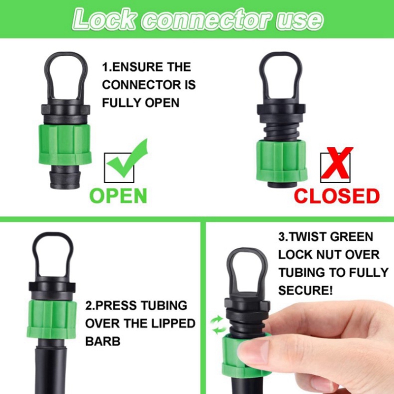 24Pcs Drip Irrigation Tubing E - Irrigation Drip Tape ulasan dan harga